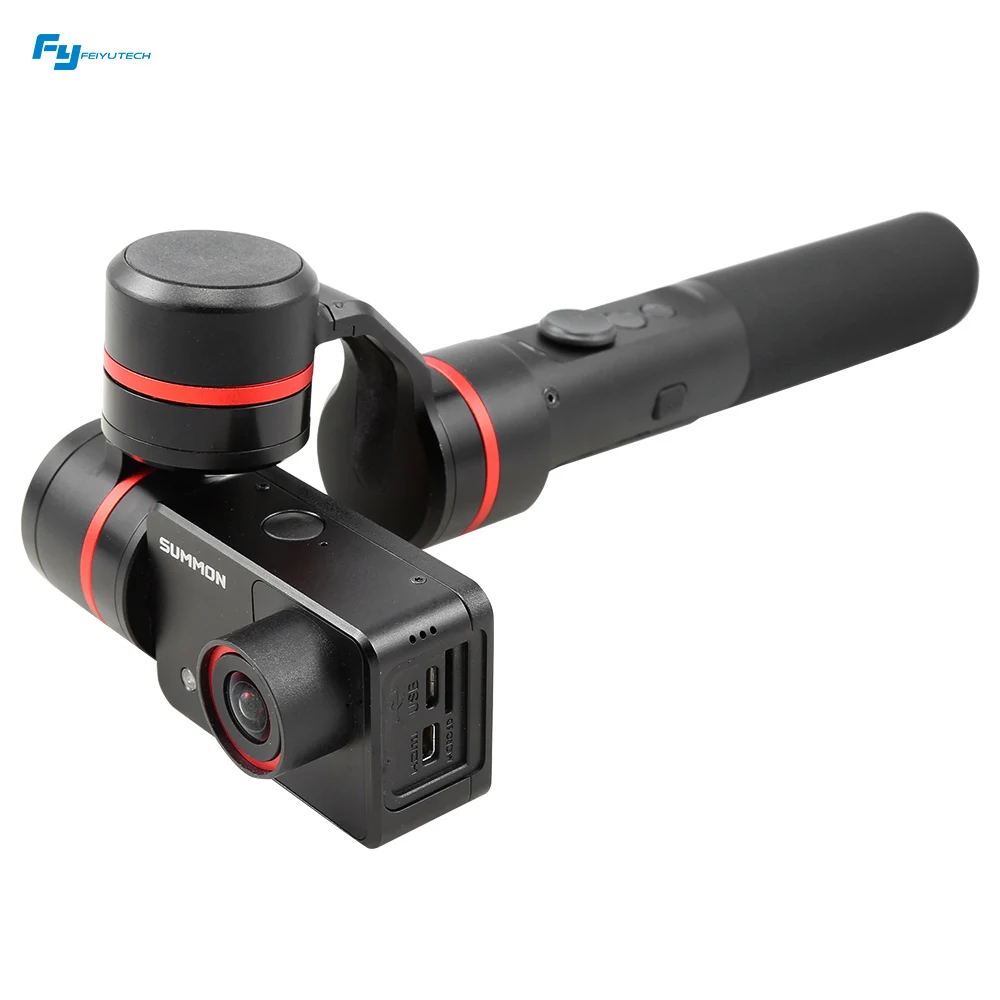 Feiyu Summon 3-Axis Brushless Stabilized Handheld Gimbal w/ 4K 1080P 60FPS Panorama Action Camera 16 Mega Pixels 2.0" HD Display
Feiyu Summon 3-Axis Brushless Stabilized Handheld Gimbal w/ 4K 1080P 60FPS Panorama Action Camera 16 Mega Pixels 2.0" HD Display