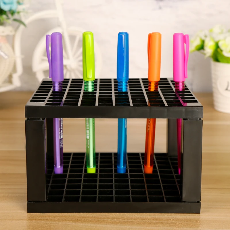 BGLN 96 hole square pen holder storage box multi-function placement brush holder wash pen stand display art painting supplies
BGLN 96 hole square pen holder storage box multi-function placement brush holder wash pen stand display art painting supplies