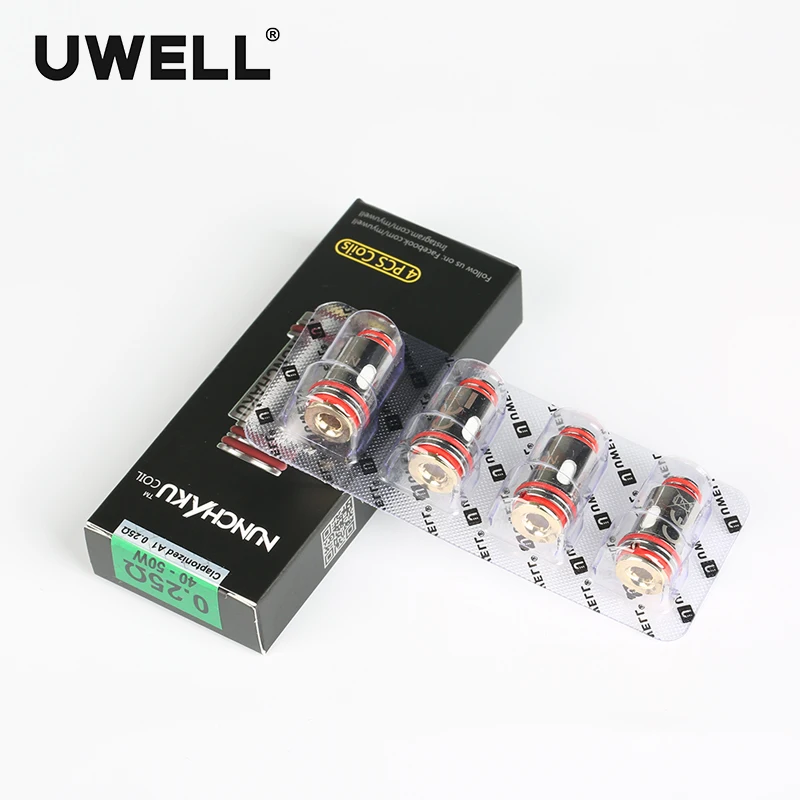 UWELL 5 Packs 20 Pcs Nunchaku Coil UN2 Mesh Coil 0.14/0.2/0.25/0.4o For Nunchaku Tank Nunchaku 2 Tank Atomizer Core
UWELL 5 Packs 20 Pcs Nunchaku Coil UN2 Mesh Coil 0.14/0.2/0.25/0.4o For Nunchaku Tank Nunchaku 2 Tank Atomizer Core