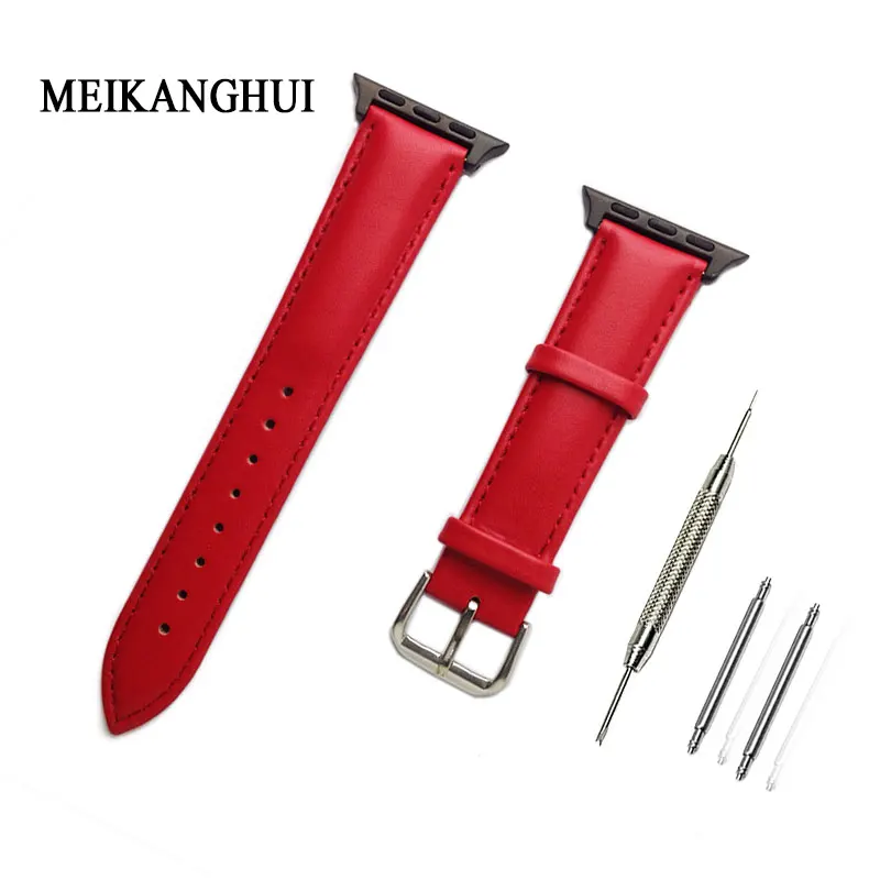 Genuine Leather Buckle Strap Watch Band Charm Red White Apple Watch 38mm Strap For Women iWatch 1 2 3 Series Accessories
Genuine Leather Buckle Strap Watch Band Charm Red White Apple Watch 38mm Strap For Women iWatch 1 2 3 Series Accessories
