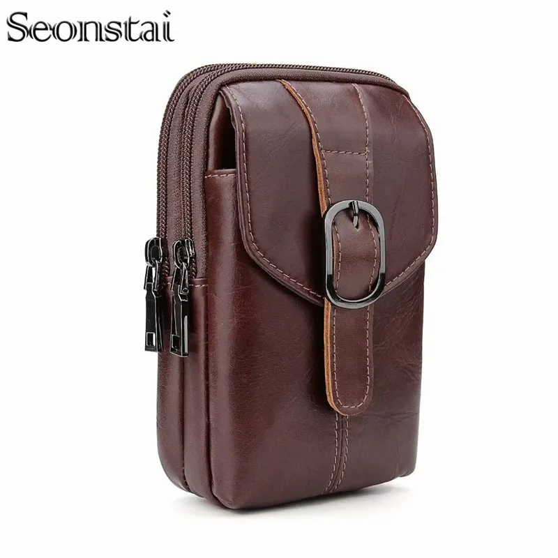 Men Waist Bag Casual Durable Waist Pack Belt Leather Multifunction Military Pouch Zipper Waterproof Travel Cigarette Bag 6.3inch
Men Waist Bag Casual Durable Waist Pack Belt Leather Multifunction Military Pouch Zipper Waterproof Travel Cigarette Bag 6.3inch