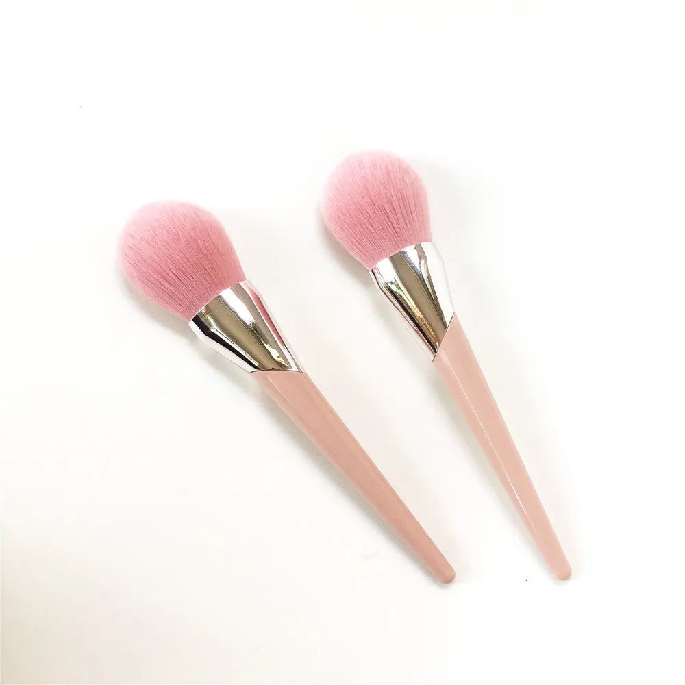 

bd FB-SERIES 001 Powder Brush - Large Precision All-over Brush for Powder Bronzer - Pink Synthetic Soft hair Beauty Makeup Brush