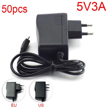 50PCS Output DC 5V 3A 3000mA Micro USB AC to DC Power Adapter supply EU Plug Input 100V-240V Converter adapter for Raspberry Pi
50PCS Output DC 5V 3A 3000mA Micro USB AC to DC Power Adapter supply EU Plug Input 100V-240V Converter adapter for Raspberry Pi