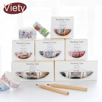 3Pcs/Box 2-3cm*5m Fresh Pattern Floral washi tape DIY decoration scrapbooking Planner masking tape adhesive kawaii stationery
3Pcs/Box 2-3cm*5m Fresh Pattern Floral washi tape DIY decoration scrapbooking Planner masking tape adhesive kawaii stationery