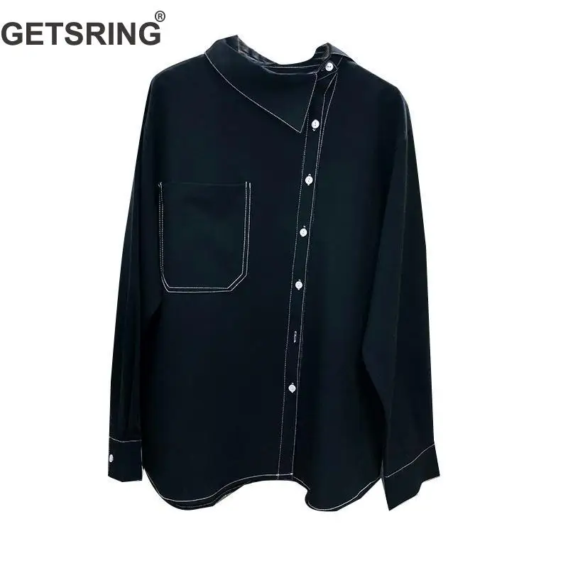 GETSRING Woman Shirt Asymmetry Skew Collar Women Blouses White Irregular Loose Casual Shirt Women 2019 New Fashion Vintage Tops
GETSRING Woman Shirt Asymmetry Skew Collar Women Blouses White Irregular Loose Casual Shirt Women 2019 New Fashion Vintage Tops