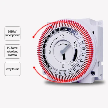 Multi-function Timer Switch Socket with Sensor Probe Energy-saving Mechanical Timer Socket Timing Switch 250V 1W
Multi-function Timer Switch Socket with Sensor Probe Energy-saving Mechanical Timer Socket Timing Switch 250V 1W