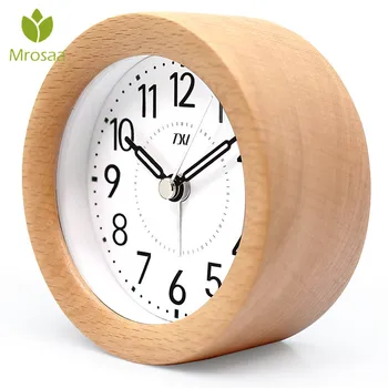 Mrosaa Wooden Desktop Snooze Alarm Clock Backlight Silent Non Ticking Bedside Kids Room Student Lumious Pointer Table Clocks
Mrosaa Wooden Desktop Snooze Alarm Clock Backlight Silent Non Ticking Bedside Kids Room Student Lumious Pointer Table Clocks