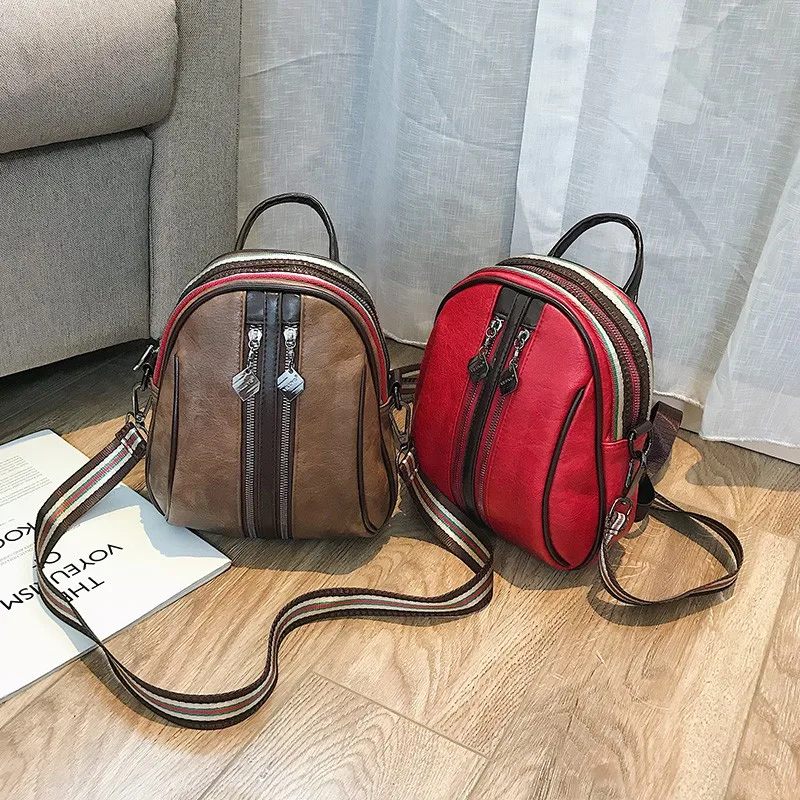 2019 British fashion designer of simple women's wear high-quality PU leather rivet tassel chain backpacks qq385
2019 British fashion designer of simple women's wear high-quality PU leather rivet tassel chain backpacks qq385
