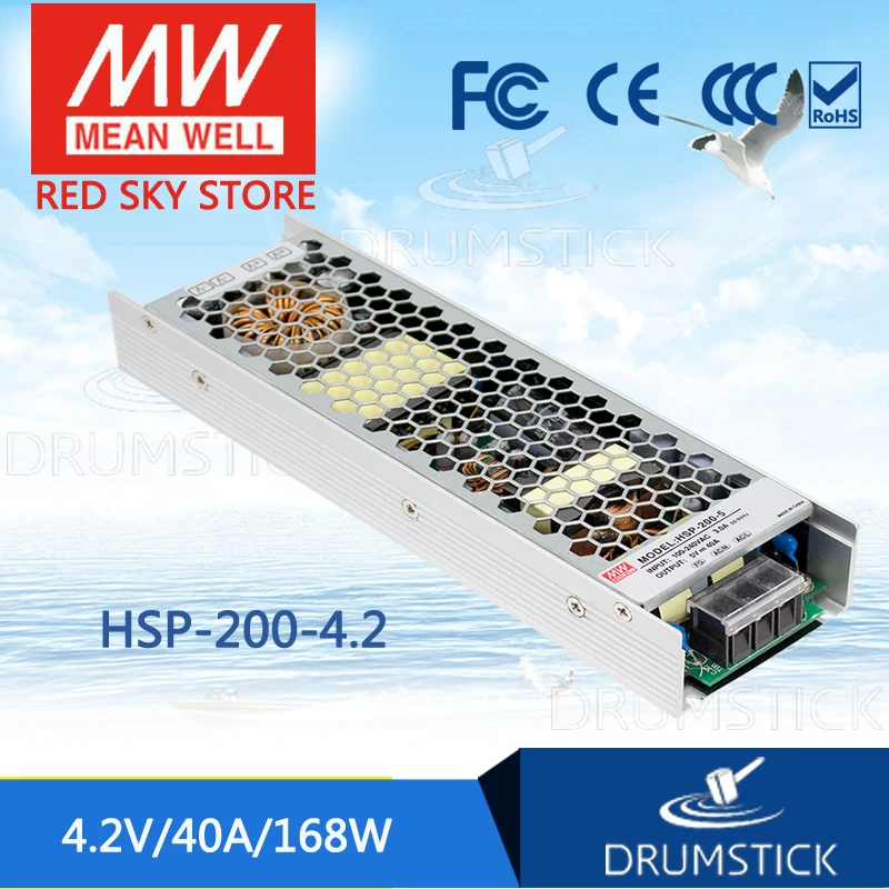 MEAN WELL HSP-200-4.2 4.2V 40A meanwell HSP-200 4.2V 168W Single Output with PFC Function Power Supply
MEAN WELL HSP-200-4.2 4.2V 40A meanwell HSP-200 4.2V 168W Single Output with PFC Function Power Supply