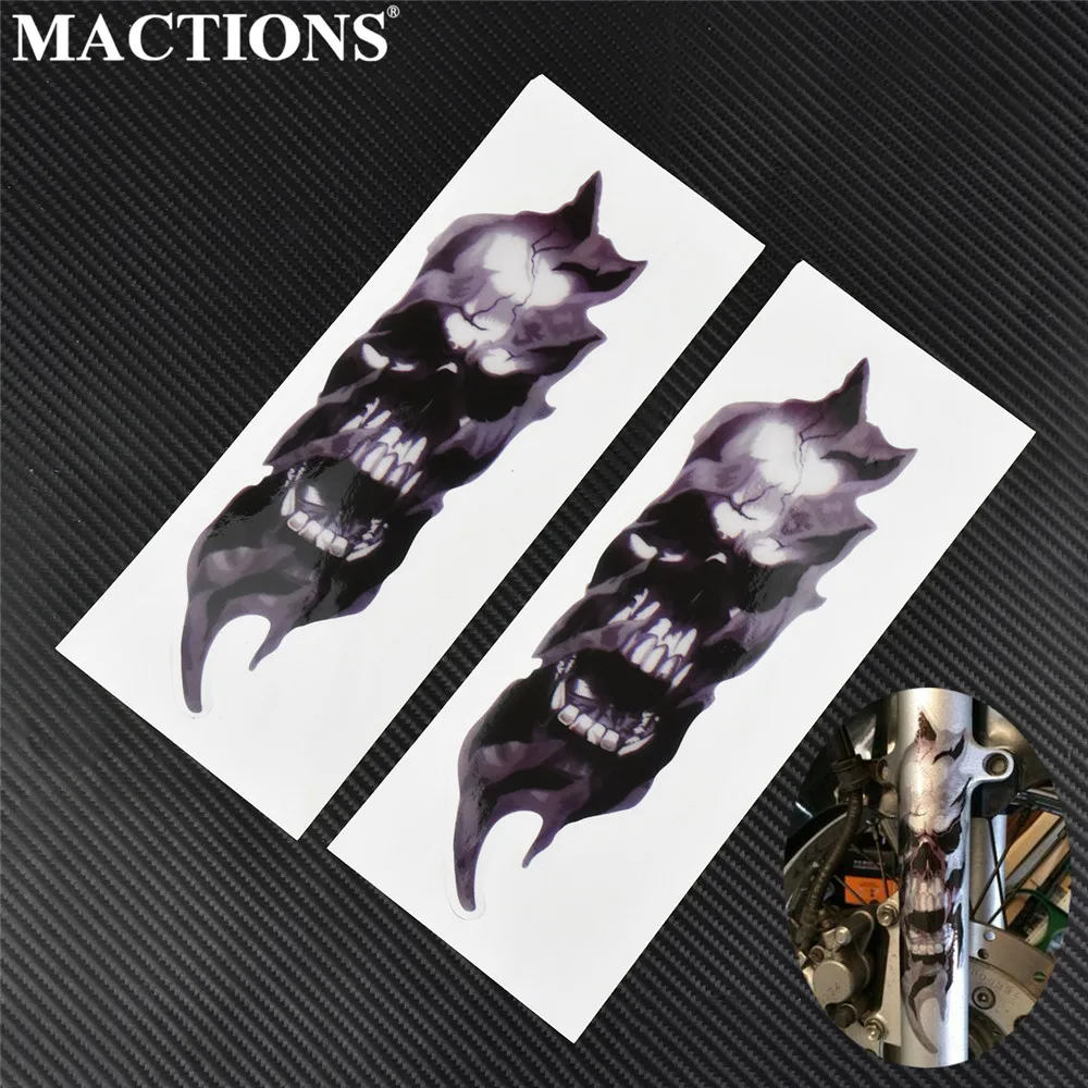Universal Motorcycle Bike Front Fork Skull Zombie Decals Graphic Sticker For Kawasaki For Honda For Yamaha For Harley Dyna XL
Universal Motorcycle Bike Front Fork Skull Zombie Decals Graphic Sticker For Kawasaki For Honda For Yamaha For Harley Dyna XL