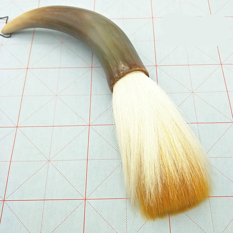 High quality large hopper-shaped brush bent horn calligraphy brush fine decorative multiple hairs brush pen writing brushes
High quality large hopper-shaped brush bent horn calligraphy brush fine decorative multiple hairs brush pen writing brushes
