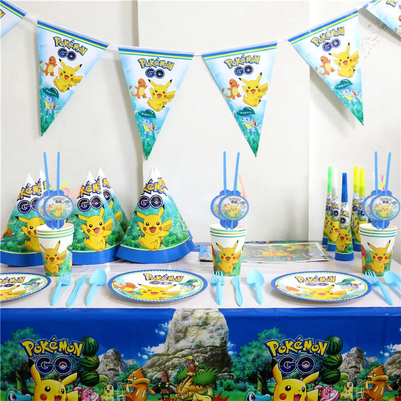 64Pcs Pokemon Go Cartoon Theme Kids Boys Baby Happy Birthday Decorative Party Event Supplies Favor Items For Children 10 People
64Pcs Pokemon Go Cartoon Theme Kids Boys Baby Happy Birthday Decorative Party Event Supplies Favor Items For Children 10 People