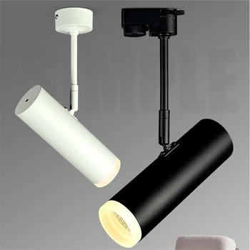 3-20W 100-240Vac input long pole spotlight ,surface/track mounted 350 degree vertical rotatable accent lighting with PMMA cover
3-20W 100-240Vac input long pole spotlight ,surface/track mounted 350 degree vertical rotatable accent lighting with PMMA cover