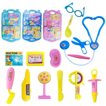 New 15 Pcs/Set Children Pretend Play Doctor Nurse Toy Set Portable Suitcase Medical Kit Kids Educational Role Play Classic Toy
New 15 Pcs/Set Children Pretend Play Doctor Nurse Toy Set Portable Suitcase Medical Kit Kids Educational Role Play Classic Toy
