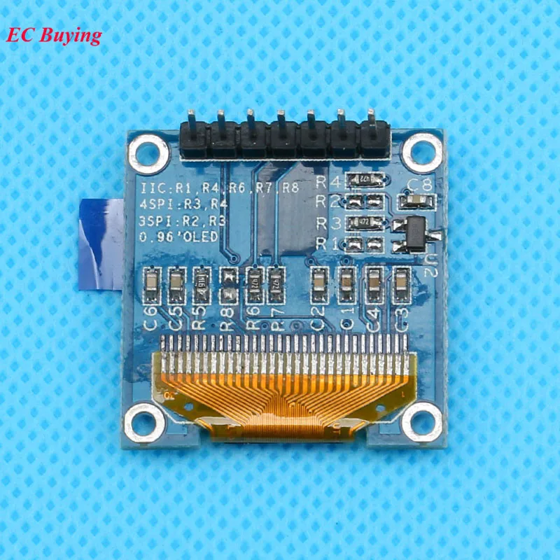 0.96 Inch OLED Display Module White OLED LCD Module 7 Pin 128X64 LCD Display 12864 Screen Board IIC SPI Connector 7Pins
0.96 Inch OLED Display Module White OLED LCD Module 7 Pin 128X64 LCD Display 12864 Screen Board IIC SPI Connector 7Pins