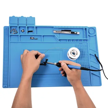 45x30cm ESD Heat Insulation Working mat Soldering Station Iron Phone Computer Repair Mat Magnetic Heat-resistant BGA Insulator
45x30cm ESD Heat Insulation Working mat Soldering Station Iron Phone Computer Repair Mat Magnetic Heat-resistant BGA Insulator