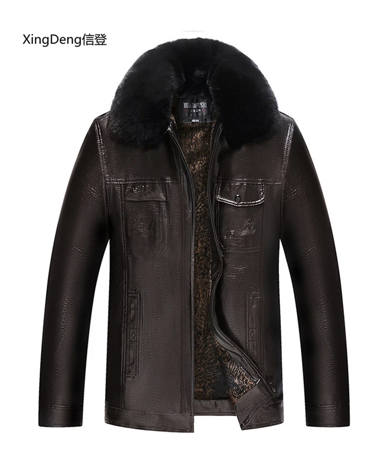 XingDeng Winter Thick PU Leather Warm Motorcycle Jackets Coat mens Long top coat Men fashion leather Jacket Faux Fur Outerwear
XingDeng Winter Thick PU Leather Warm Motorcycle Jackets Coat mens Long top coat Men fashion leather Jacket Faux Fur Outerwear