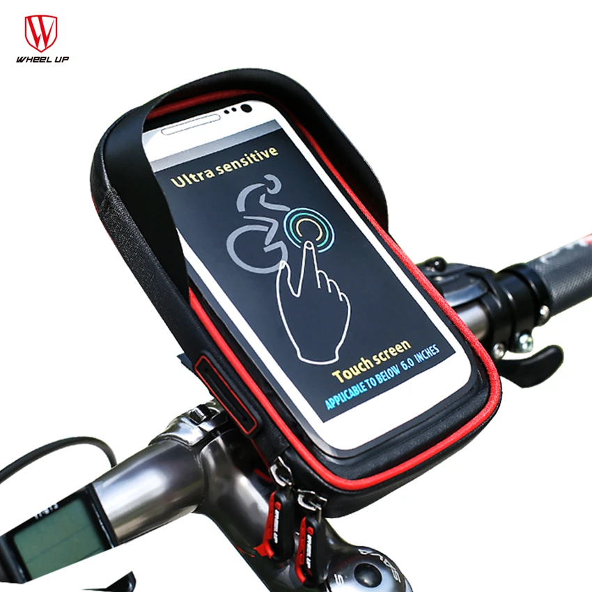 WHEEL UP 6.0 inch Waterproof TPU Touch Screen Bike Bags Bicycle Handlebar Pouch Bags New Design MTB Bike Cycling Accessories
WHEEL UP 6.0 inch Waterproof TPU Touch Screen Bike Bags Bicycle Handlebar Pouch Bags New Design MTB Bike Cycling Accessories