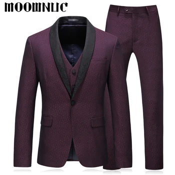 Wedding dress Suits Trousers Vest Autumn Business Men Full Dress Classic Three piece set Plaid Slim Fit Gentleman High-quality
Wedding dress Suits Trousers Vest Autumn Business Men Full Dress Classic Three piece set Plaid Slim Fit Gentleman High-quality
