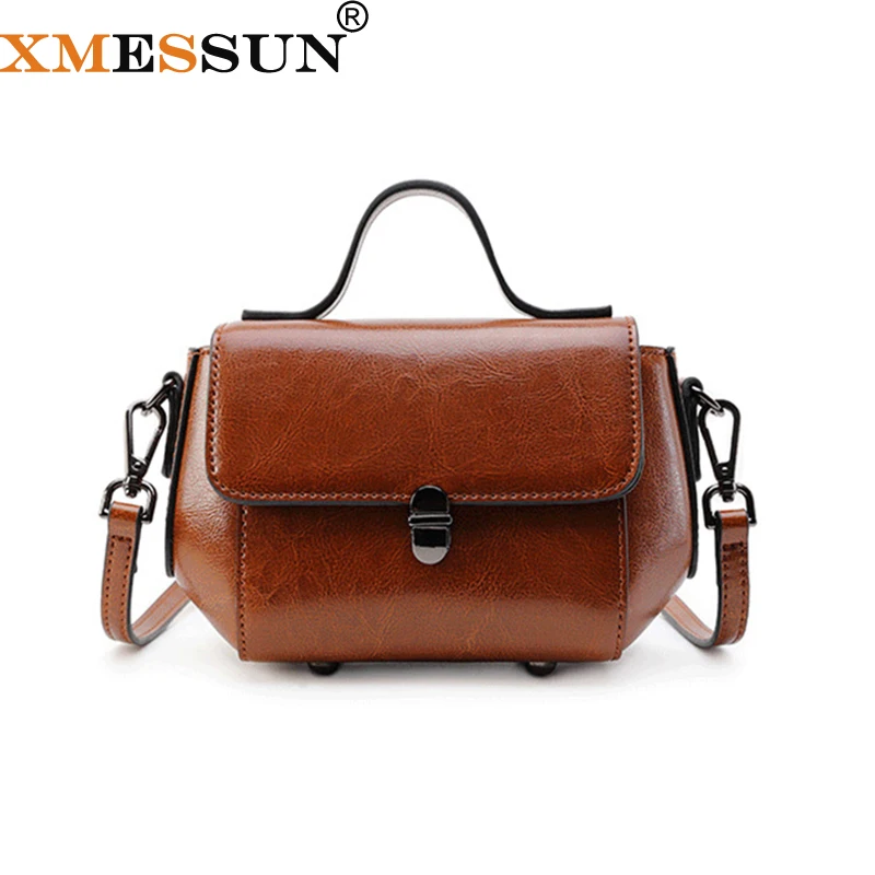 XMESSUN Retro Genuine Leather Handbag Shoulder Messenger Bags High Quality Cross Bag luxury brand Mini Female Bag Dropship F167
XMESSUN Retro Genuine Leather Handbag Shoulder Messenger Bags High Quality Cross Bag luxury brand Mini Female Bag Dropship F167