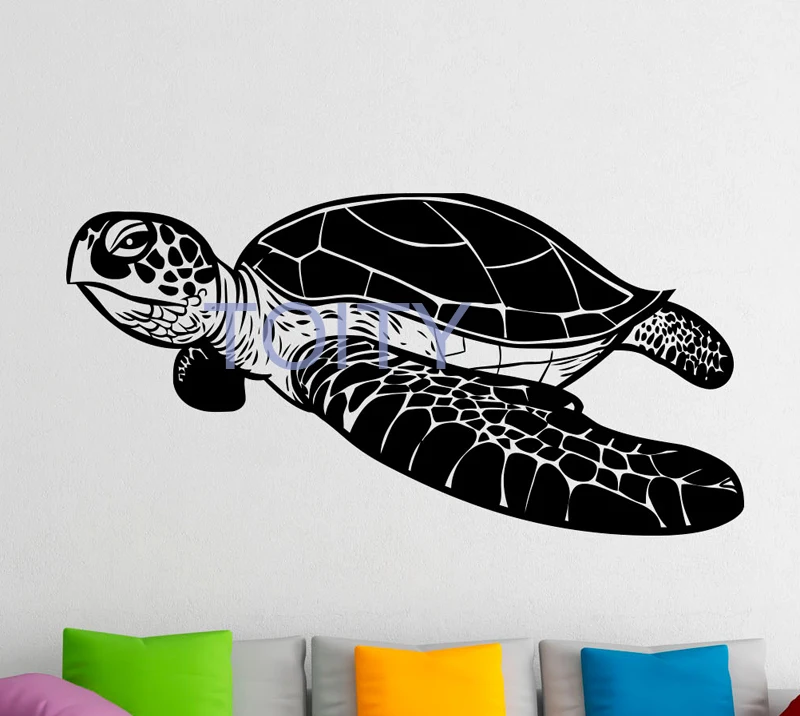 Sea Turtle Wall Decal Vinyl Stickers Sea Animals Home Interior Design Art Murals Bedroom Decor H55cm x W110cm/21.6" x 43.3"
Sea Turtle Wall Decal Vinyl Stickers Sea Animals Home Interior Design Art Murals Bedroom Decor H55cm x W110cm/21.6" x 43.3"