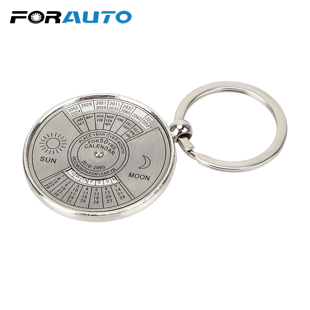 FORAUTO Car Key Ring Purse Bag Pendant Vintage Keyfob Key Chain 50 Years Perpetual Calendar Keyring Interior Accessories Gift
FORAUTO Car Key Ring Purse Bag Pendant Vintage Keyfob Key Chain 50 Years Perpetual Calendar Keyring Interior Accessories Gift