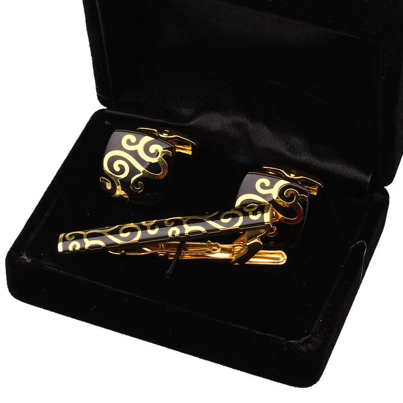Gold Tie Clip and Cufflink Sets With Box For Men Classic Meter Tie Clips and Cufflinks Set Copper Tie Bar Golden Tie Collar Pin
Gold Tie Clip and Cufflink Sets With Box For Men Classic Meter Tie Clips and Cufflinks Set Copper Tie Bar Golden Tie Collar Pin