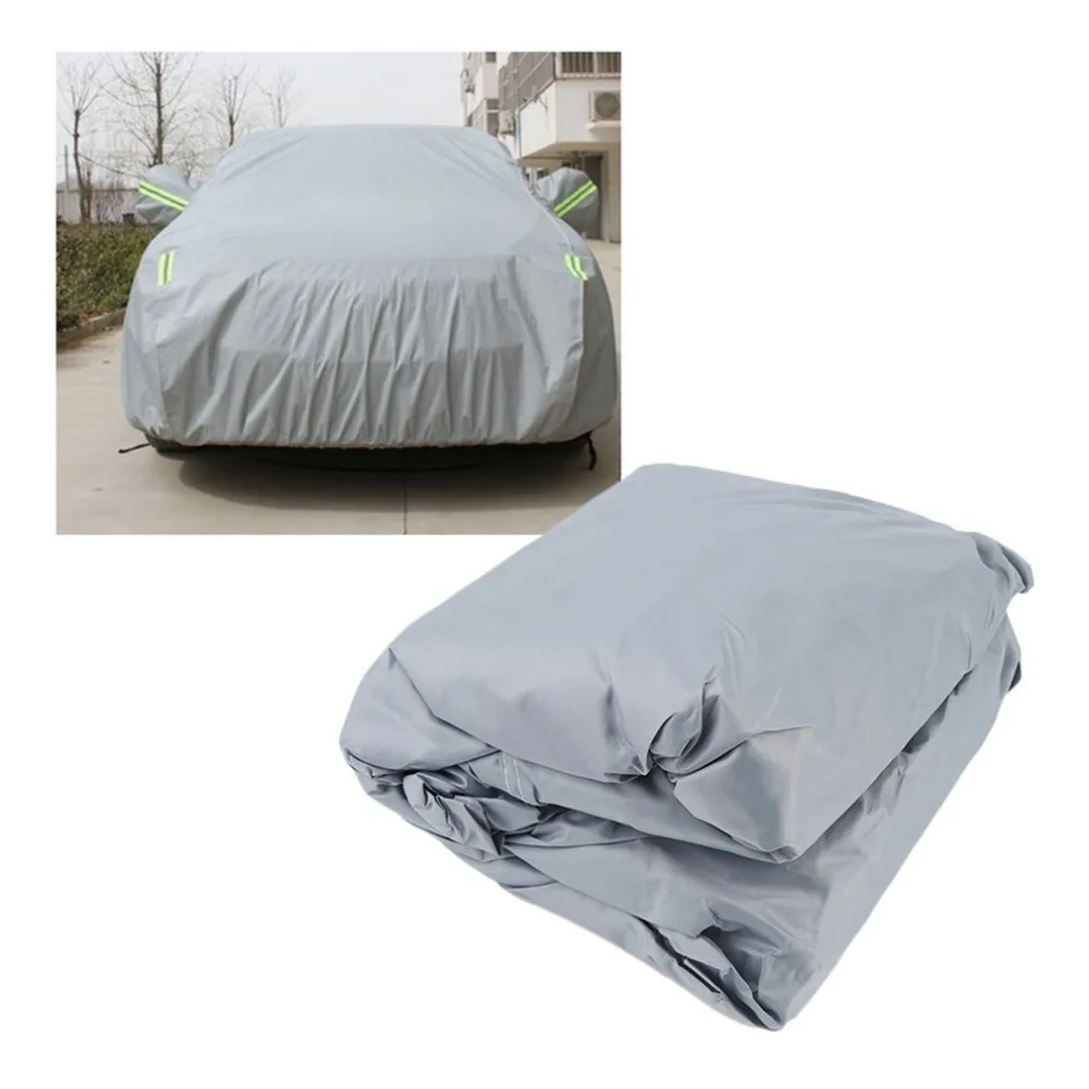 Universal UV Protect Car Cover 210D Oxford Cloth Outdoor Waterproof Dustproof UV Protective Car Surface Vehicle Cover
Universal UV Protect Car Cover 210D Oxford Cloth Outdoor Waterproof Dustproof UV Protective Car Surface Vehicle Cover