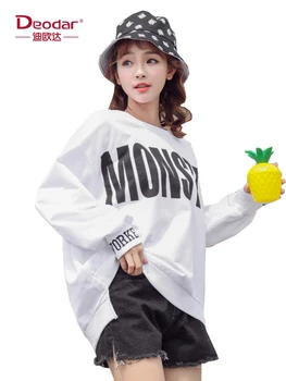 Deodar 2019 Style female autumn winter casual letter print new pullovers women hoodies floral Full sweatshirts
Deodar 2019 Style female autumn winter casual letter print new pullovers women hoodies floral Full sweatshirts