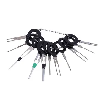 11Pcs Auto Car Circuit Board Plug Wire Harness Terminal Extractor Pick Connector Crimp Pin Back Needle Remove Car Repair Tool
11Pcs Auto Car Circuit Board Plug Wire Harness Terminal Extractor Pick Connector Crimp Pin Back Needle Remove Car Repair Tool