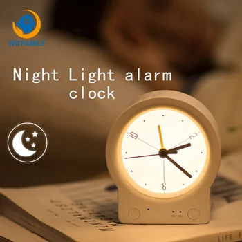 Smart Remote Digital Alarm Clock Nightlight Mute Touch Sensing Electronic Clock Mini Lovely Round Desktop Bedside Kids Clocks 
Smart Remote Digital Alarm Clock Nightlight Mute Touch Sensing Electronic Clock Mini Lovely Round Desktop Bedside Kids Clocks