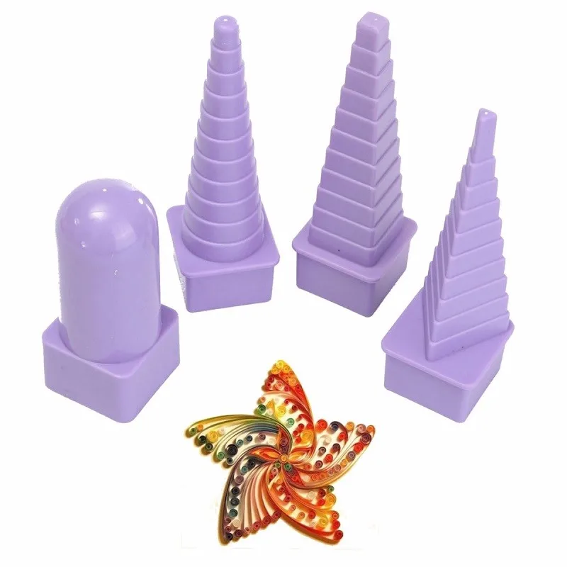 4pcs/set Paper Quilling Border Buddy Bobbin Tower Shape Quilled Creation Craft DIY Tools
4pcs/set Paper Quilling Border Buddy Bobbin Tower Shape Quilled Creation Craft DIY Tools