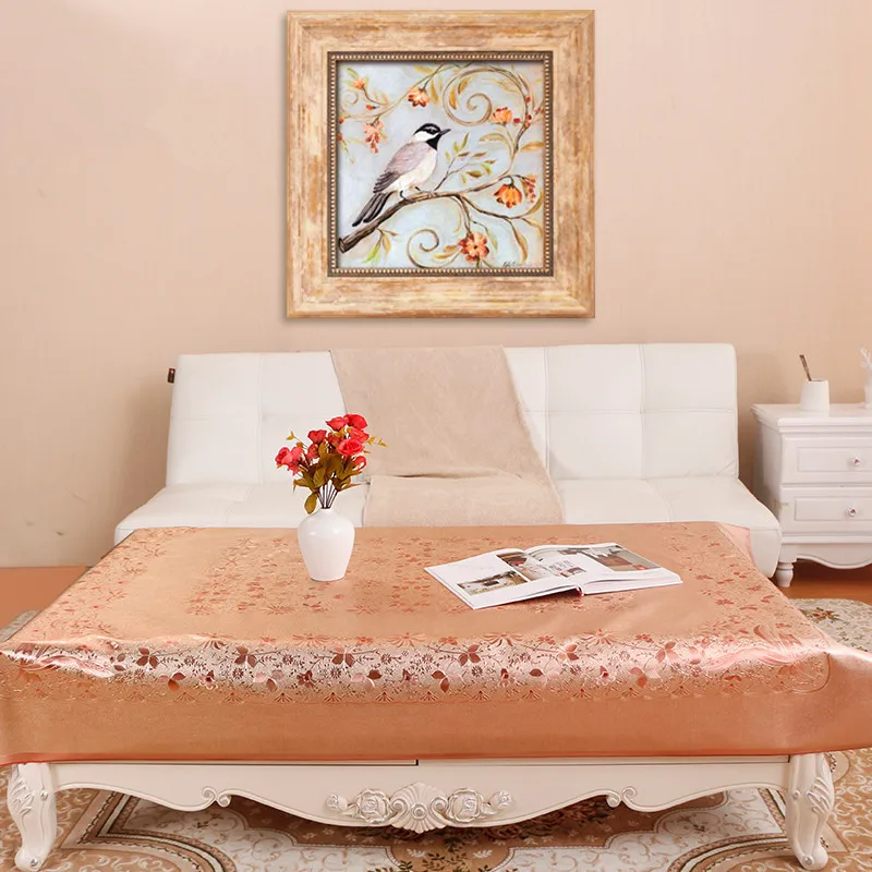 Living room coffee tablecloths European rural Rectangular household plastic PVC Waterproof anti-hot table cloth dining table mat
Living room coffee tablecloths European rural Rectangular household plastic PVC Waterproof anti-hot table cloth dining table mat