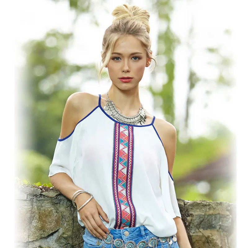 Womens Tops And Blouses 2019 Summer Fashion Cold Off Shoulder Top Beach Casual Print Shirt Women Tops Blusas plus size S-5XL
Womens Tops And Blouses 2019 Summer Fashion Cold Off Shoulder Top Beach Casual Print Shirt Women Tops Blusas plus size S-5XL