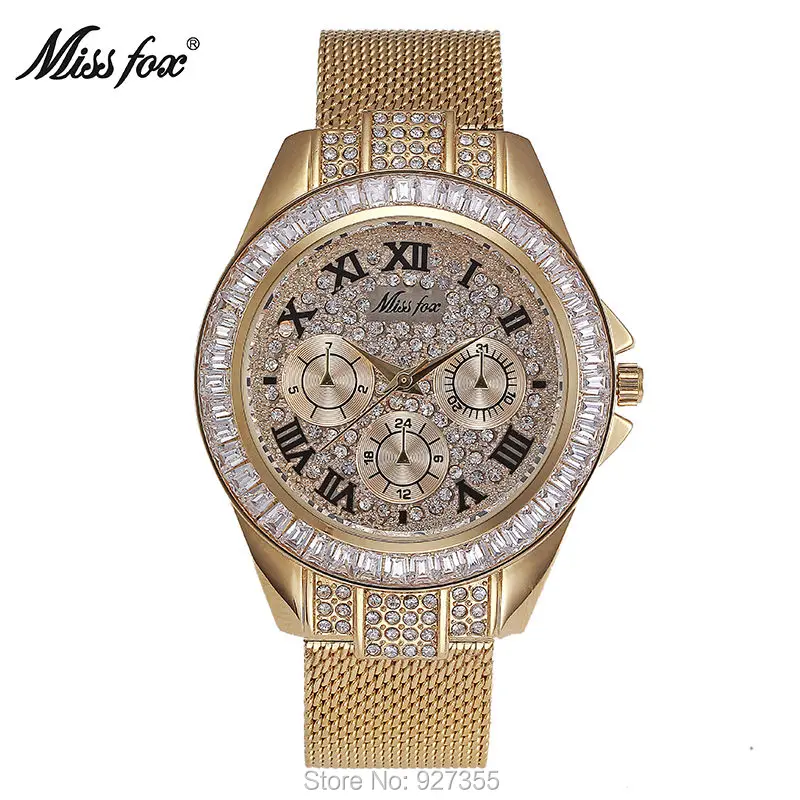 2017 Top Quality Luxury Gold Watch Women Waterproof Rhinestone Quartz Watches Lady Stainless Steel Bracelet Dress Wristwatches
2017 Top Quality Luxury Gold Watch Women Waterproof Rhinestone Quartz Watches Lady Stainless Steel Bracelet Dress Wristwatches