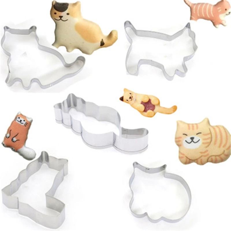 Cookie Mold Cookie Cutter Stainless Steel Cat Animal Three-dimensional 29 Shape Gingerbread Man Cake Decorating Tool Child Likes
Cookie Mold Cookie Cutter Stainless Steel Cat Animal Three-dimensional 29 Shape Gingerbread Man Cake Decorating Tool Child Likes