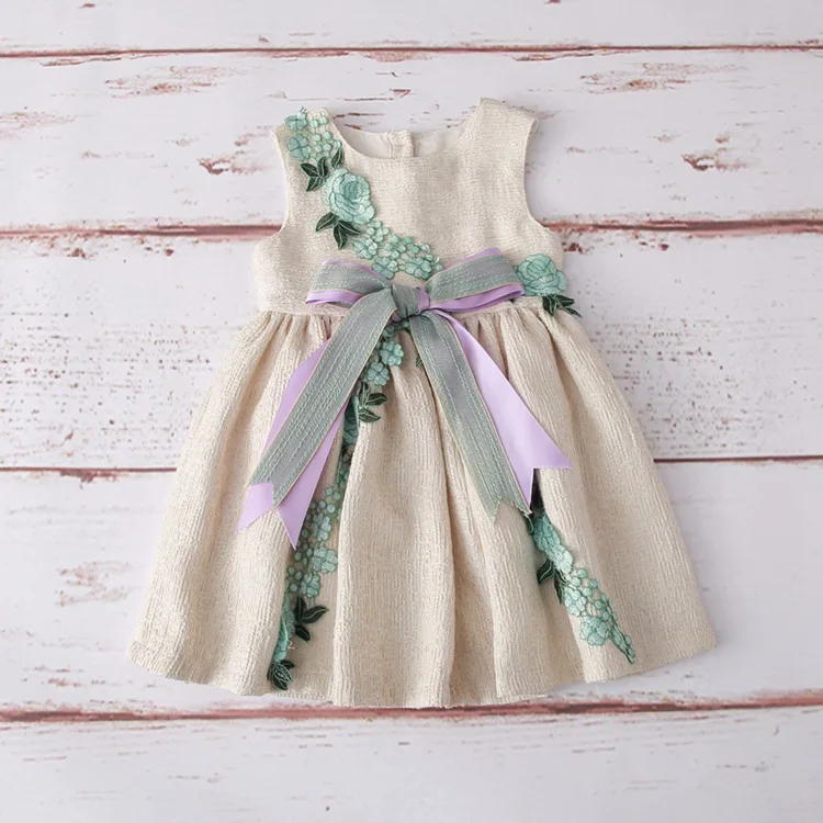 2019 Summer New Girls Dresses Embroidery Bow Tie Button Sleeveless Party Dresses Kids Clothing 1-6Y E1710
2019 Summer New Girls Dresses Embroidery Bow Tie Button Sleeveless Party Dresses Kids Clothing 1-6Y E1710