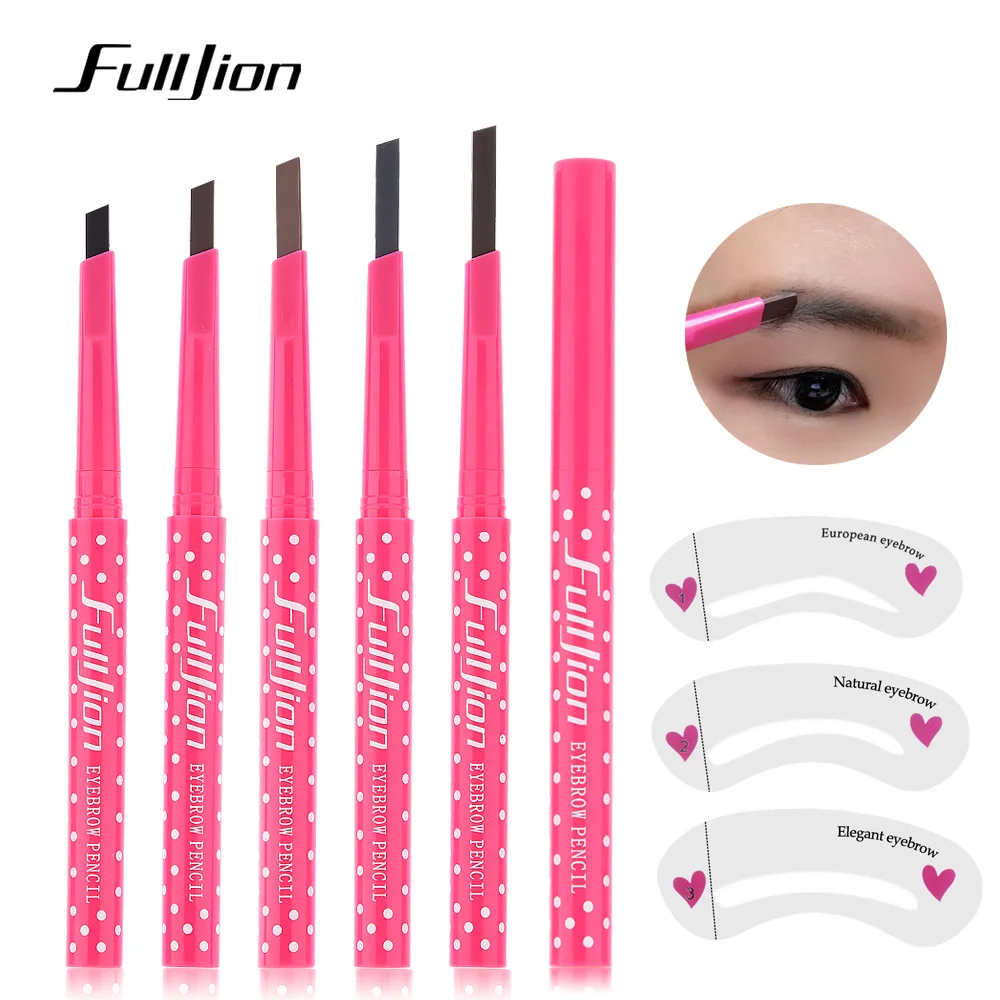 Fulljion New Waterproof Eyebrow Pencil With Eye Brow Card Tool Lady Rotating Eyebrow Pencil 3 Eyebrow Shaping DIY Makeup Set
Fulljion New Waterproof Eyebrow Pencil With Eye Brow Card Tool Lady Rotating Eyebrow Pencil 3 Eyebrow Shaping DIY Makeup Set