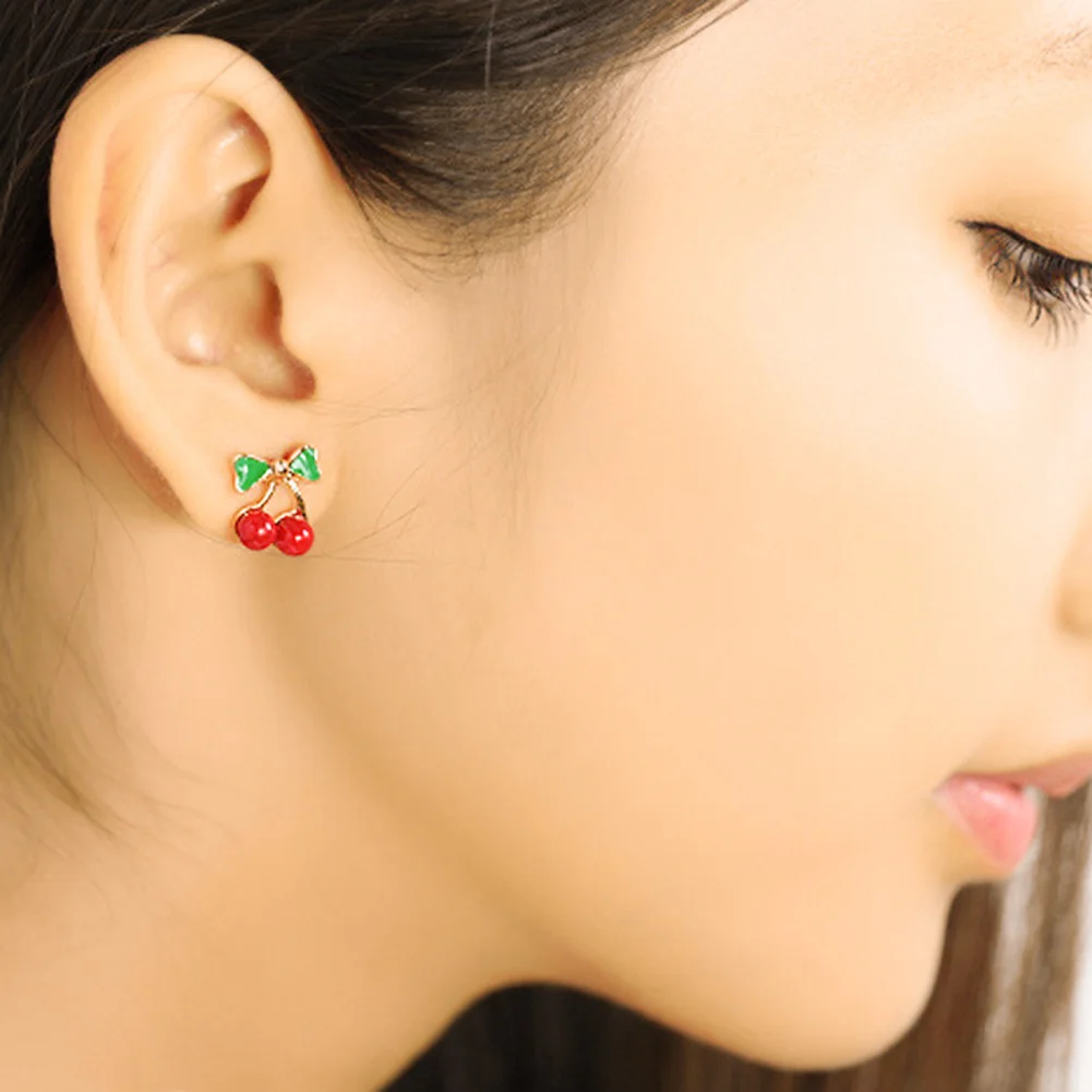 New style Jewellery Wholesale Fashion Retro Red Korean Style Metal Cherry Stud Earrings for women
New style Jewellery Wholesale Fashion Retro Red Korean Style Metal Cherry Stud Earrings for women