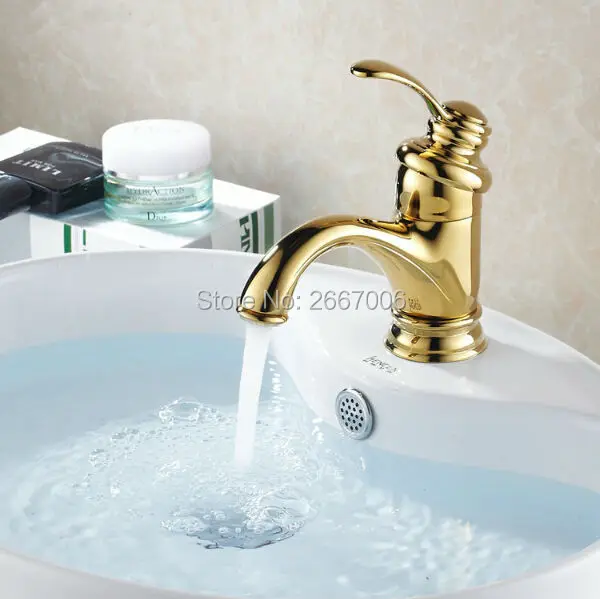 Free shipping Ecnomic Type Gold Faucet Basin Tap bathroom faucets washbasin faucet Deck Mount Hot & Gold Mixer Faucet Tap ZR407 
Free shipping Ecnomic Type Gold Faucet Basin Tap bathroom faucets washbasin faucet Deck Mount Hot & Gold Mixer Faucet Tap ZR407