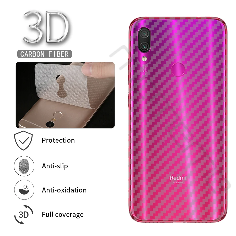 Transparent 3D Carbon Fiber Guard Protector Protective Film Back Screen Cover Xiaomi Redmi Note 7 6 Pro Film Not Tempered Glass
Transparent 3D Carbon Fiber Guard Protector Protective Film Back Screen Cover Xiaomi Redmi Note 7 6 Pro Film Not Tempered Glass