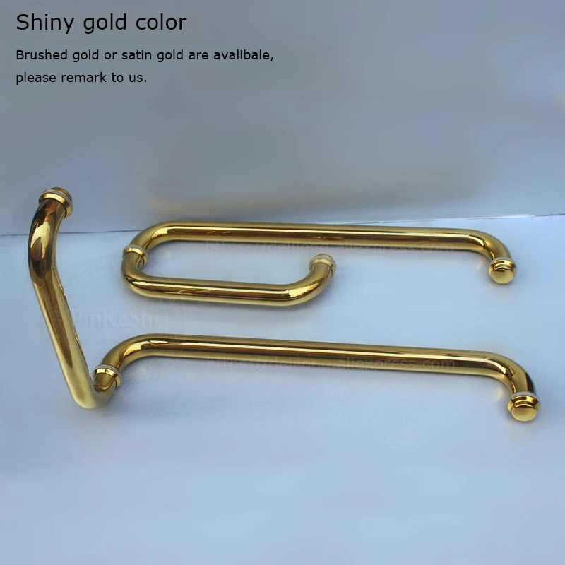 Thick Bathroom stainless steel 304 grade glass door rose gold pull handle, gold color shower tower bar
Thick Bathroom stainless steel 304 grade glass door rose gold pull handle, gold color shower tower bar