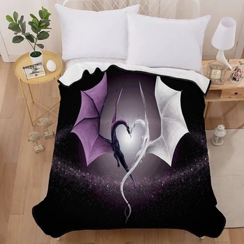 Animal Theme Blanket Pterosaurs Lover Purple/White in Shape of Heart Deep Purple Sherpa Blanket Girls Fleece Blanket 150x200cm
Animal Theme Blanket Pterosaurs Lover Purple/White in Shape of Heart Deep Purple Sherpa Blanket Girls Fleece Blanket 150x200cm
