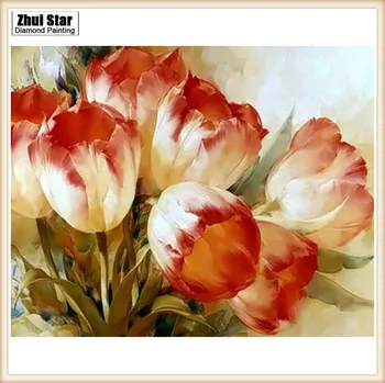 5D DIY Diamond Painting Full Square Rhinestone Mosaic Diamond Embroidery Cross-stitch Kits tulip Home Decoration gx
5D DIY Diamond Painting Full Square Rhinestone Mosaic Diamond Embroidery Cross-stitch Kits tulip Home Decoration gx