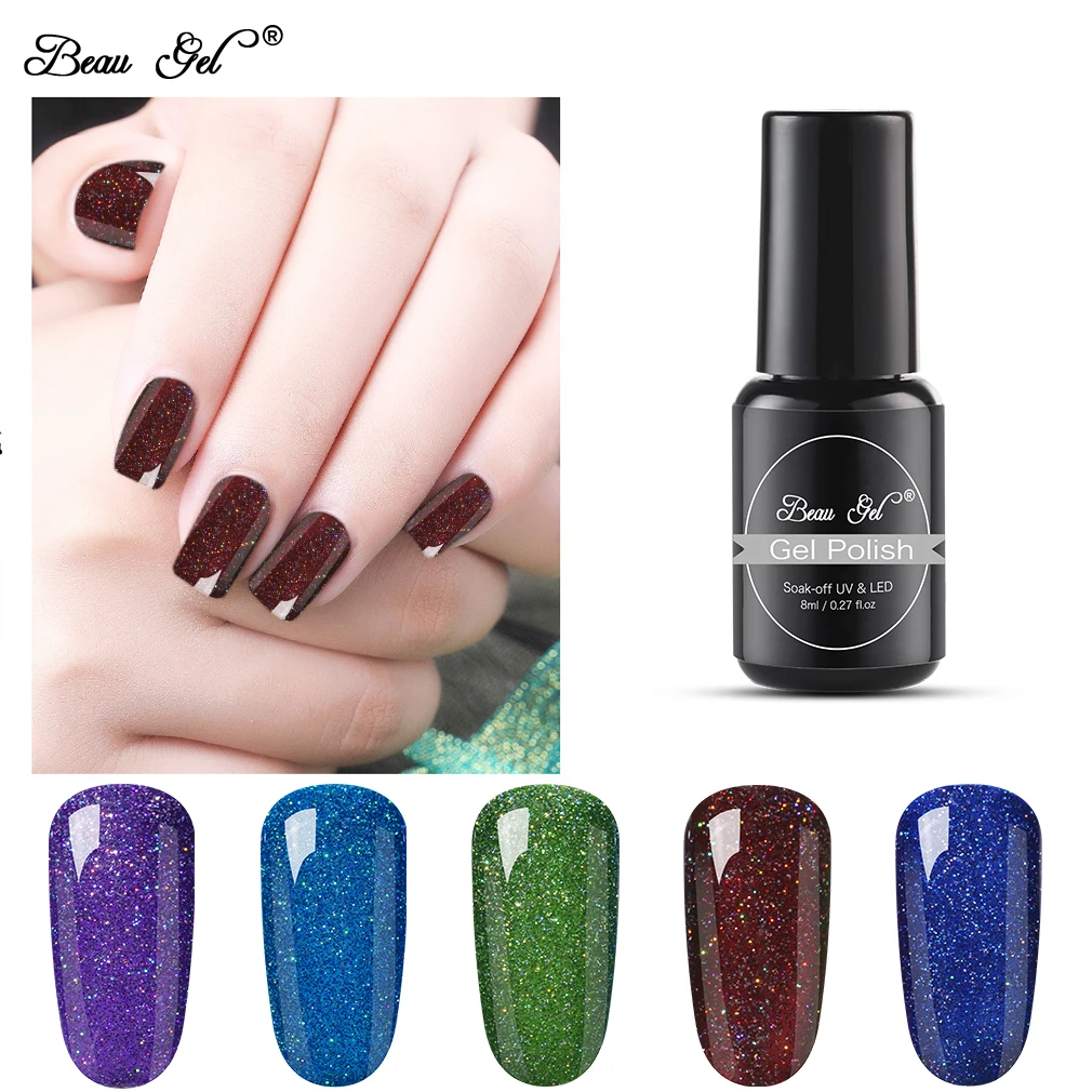 Beau Gel Glitter Neon Gel Nail Polish Soak Off Long Lasting UV LED Gel Varnish Manicure Nail Art Rainbow Gel Polish Lacquer 8ml
Beau Gel Glitter Neon Gel Nail Polish Soak Off Long Lasting UV LED Gel Varnish Manicure Nail Art Rainbow Gel Polish Lacquer 8ml