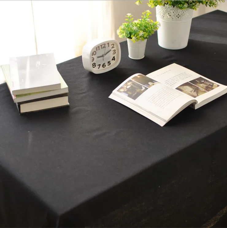Black Home Textile Party Restaurant Cotton Linen Tablecloth Decoration Rectangular Table Cloth Square Table Cover 1002ZB
Black Home Textile Party Restaurant Cotton Linen Tablecloth Decoration Rectangular Table Cloth Square Table Cover 1002ZB