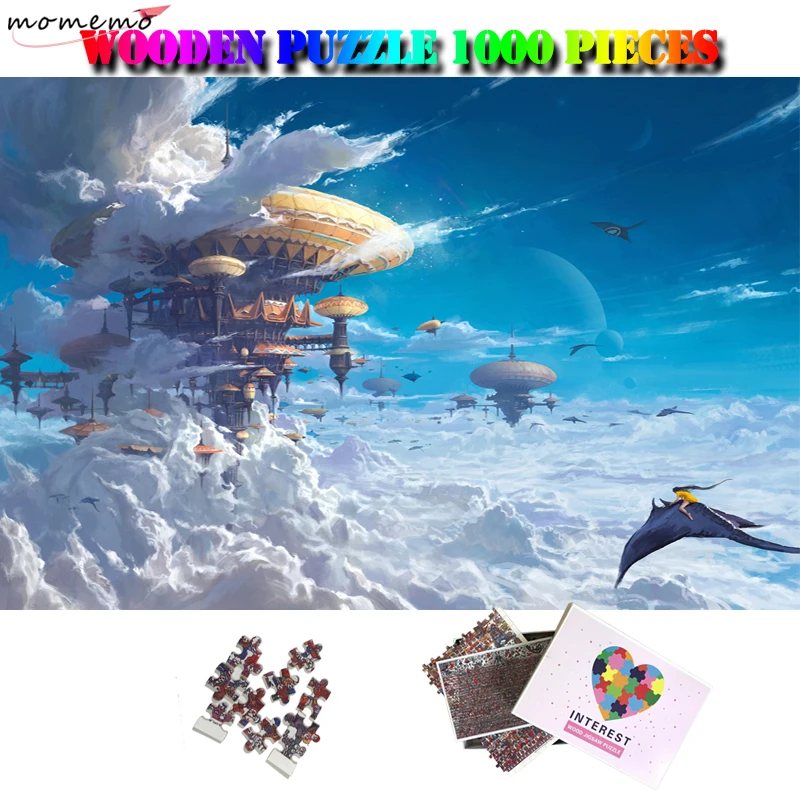 MOMEMO Castle of Illusion Adults Beautiful 1000 Piece Wooden Jigsaw Puzzle Customized Personality Fantastic Landscape Puzzle Toy
MOMEMO Castle of Illusion Adults Beautiful 1000 Piece Wooden Jigsaw Puzzle Customized Personality Fantastic Landscape Puzzle Toy
