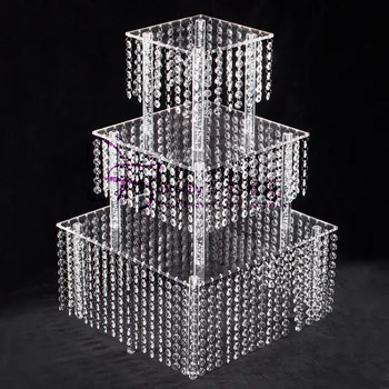 3 Tier Cake Stand Square Acrylic Crystal Beaded Chandelier For Birthday Wedding Party Cascade Cupcake Tower Wedding Centerpiece
3 Tier Cake Stand Square Acrylic Crystal Beaded Chandelier For Birthday Wedding Party Cascade Cupcake Tower Wedding Centerpiece
