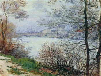 High quality Oil painting Canvas Reproductions The Banks of the Seine, Ile de la Grande-Jatte (1878 By Claude Monet hand painted
High quality Oil painting Canvas Reproductions The Banks of the Seine, Ile de la Grande-Jatte (1878 By Claude Monet hand painted