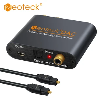 (Send from Russia) Neoteck Digital to Analog Audio Converter Coax Coaxial Optical Toslink RCA R/L With Toslink cable
(Send from Russia) Neoteck Digital to Analog Audio Converter Coax Coaxial Optical Toslink RCA R/L With Toslink cable